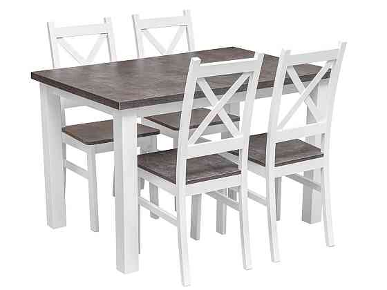 Set alb masa cu 4 scaune NILO or. Chișinău