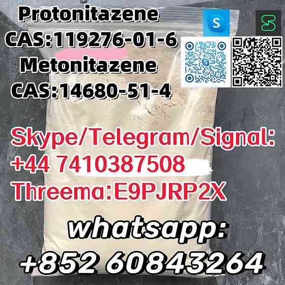 Protonitazene CAS:119276-01-6 Metonitazene CAS:14680-51-4 Skype/Telegram/Signal: +44 7410387508 T or. Bălți
